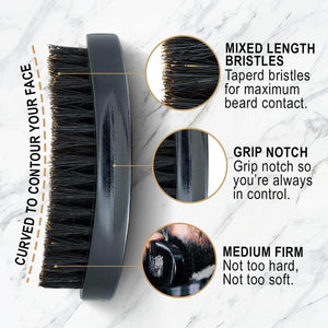 Wild-Boar-Bristle-Beard-Brush-features