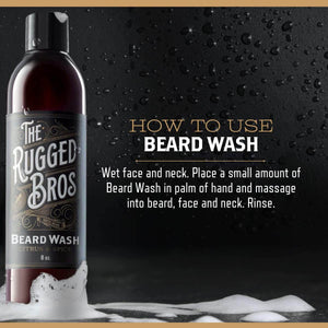 how-to-use-Beard-Wash-graphic