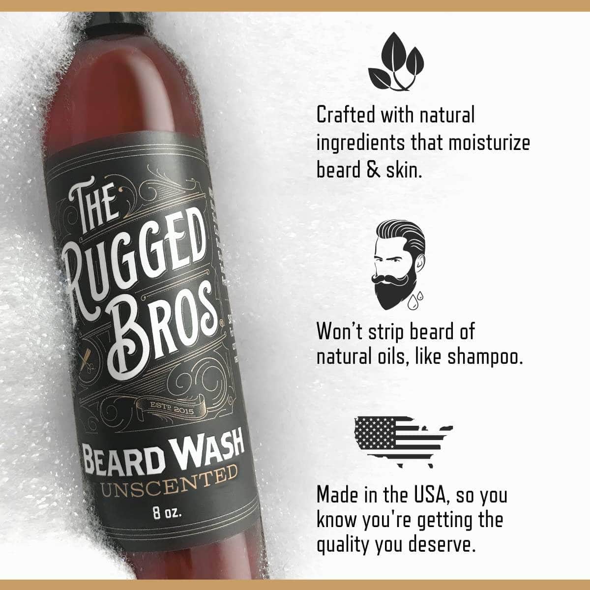 Unscented Natural Beard Wash - Bahawat